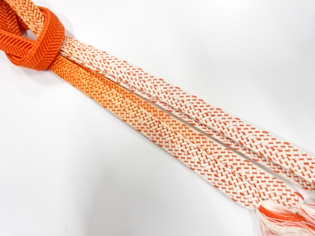 正絹　手組帯締め